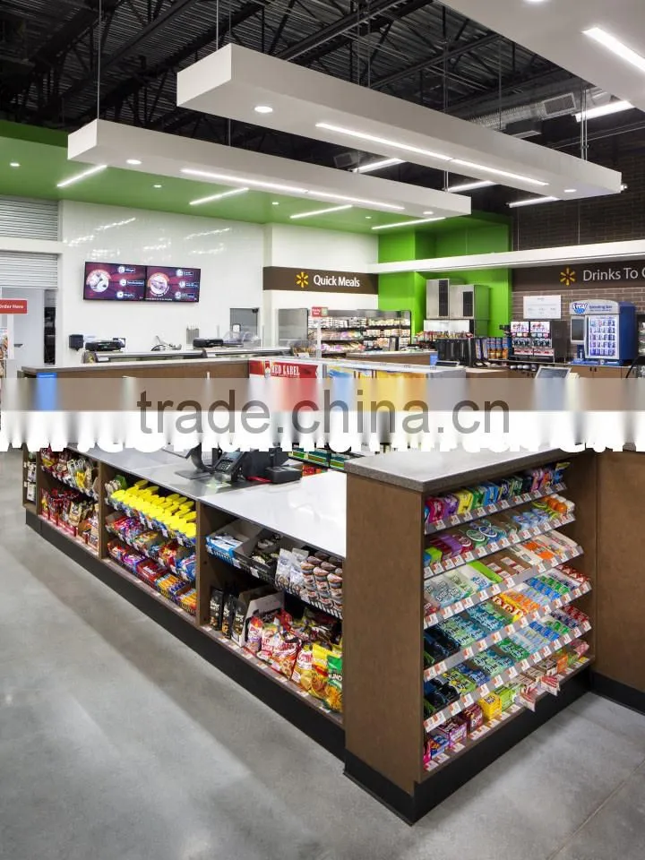 Good quality glasses shop Hi Macs solid surface made display furniture for optical store design