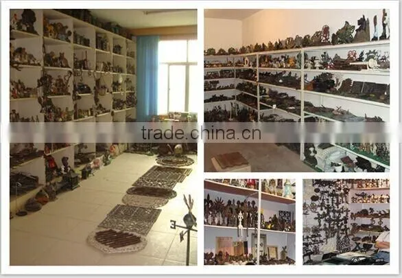 China supplier metal statue antique cast iron people statues
