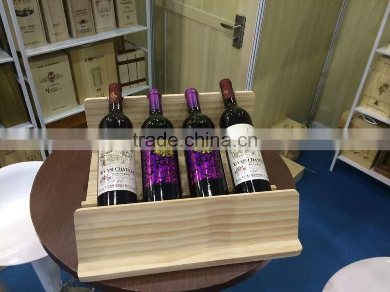 2015 new design bar solid wood red wine rack