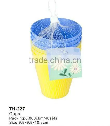 6pcs plastic water Cup water bottle set
