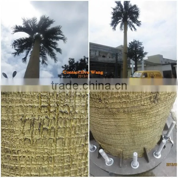China Guangzhou city manufacturer sell new style microwave mobile telecom mobile monopole coconut tree communication tower