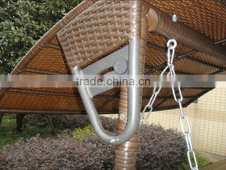 Rattan 3-seat garden swing(ESR-9690)