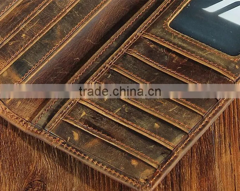 Men's Soft Simple Style cowhide Leather Wallet