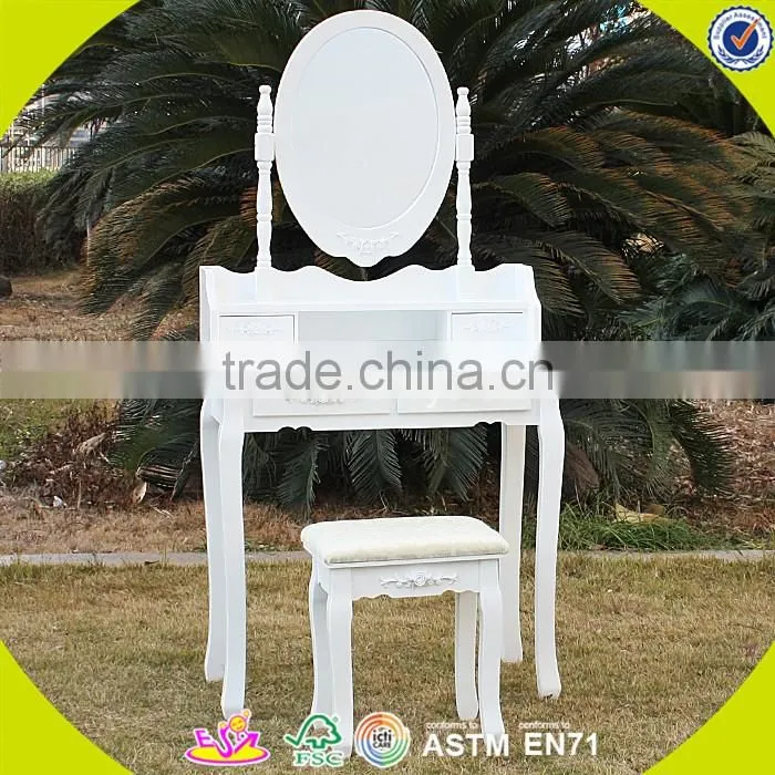 Wholesale reliable quality indoor wooden kids bedroom furniture toy, preschool wooden role play furniture toy W08H075