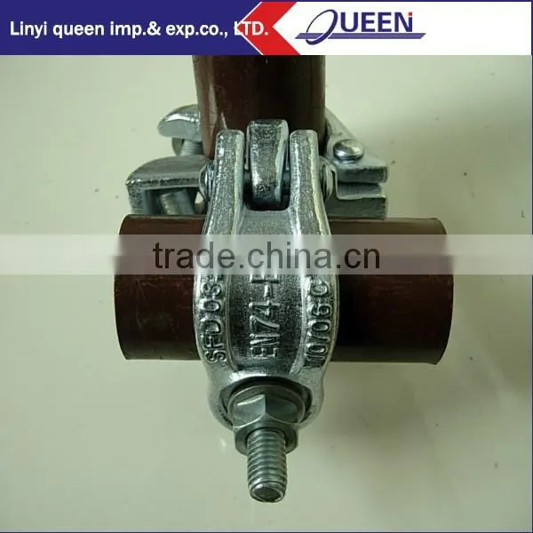 China Product Ring Scaffold Fittings Drop Forged Fixed Double Coupler