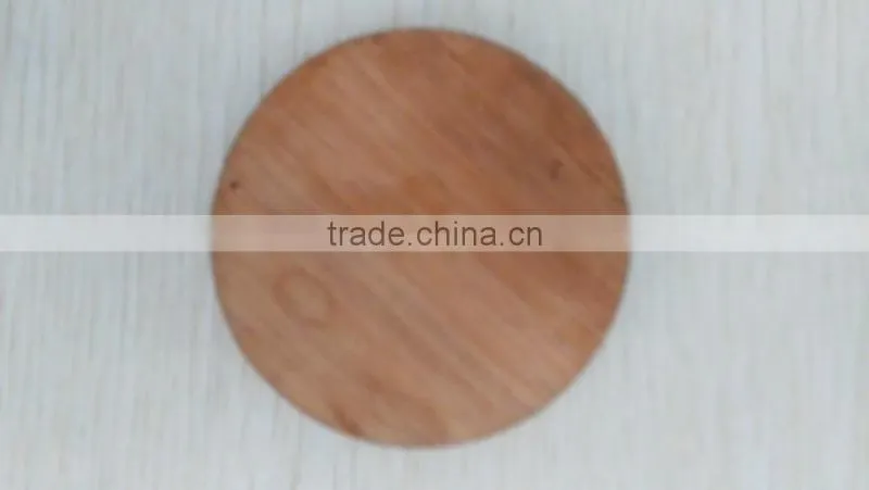 natural wood with skin handmade wooden coaster teacup coster