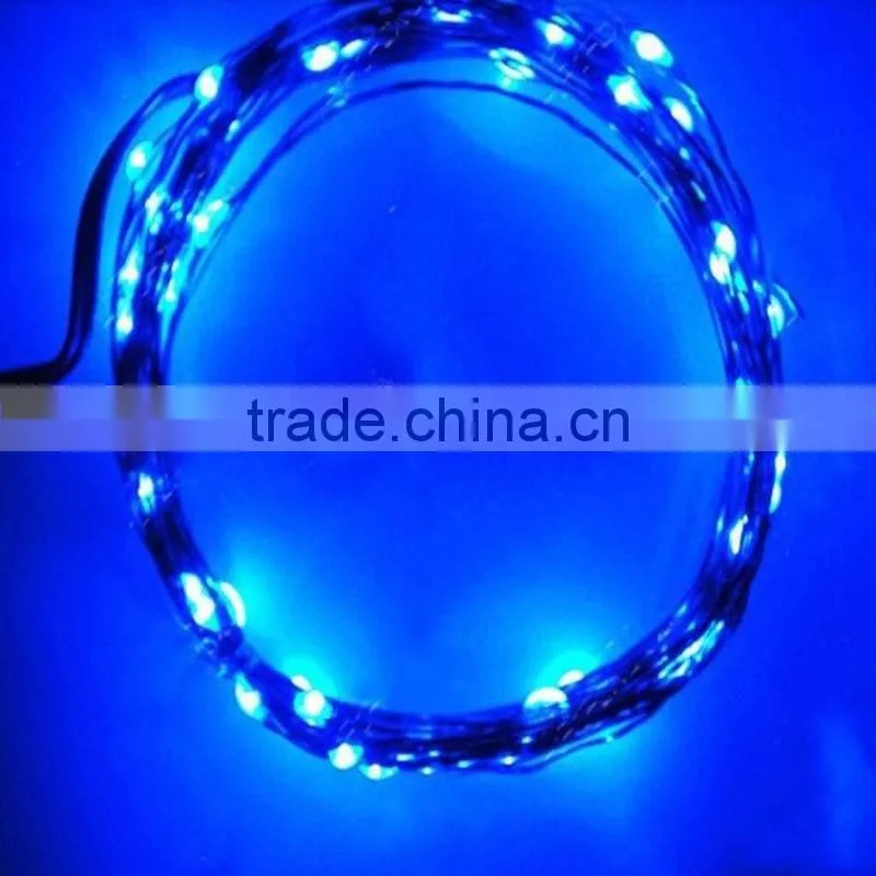 2016 new arrival Copper Solar LED Strings 100 LED Starry LED String garden Lights 10m