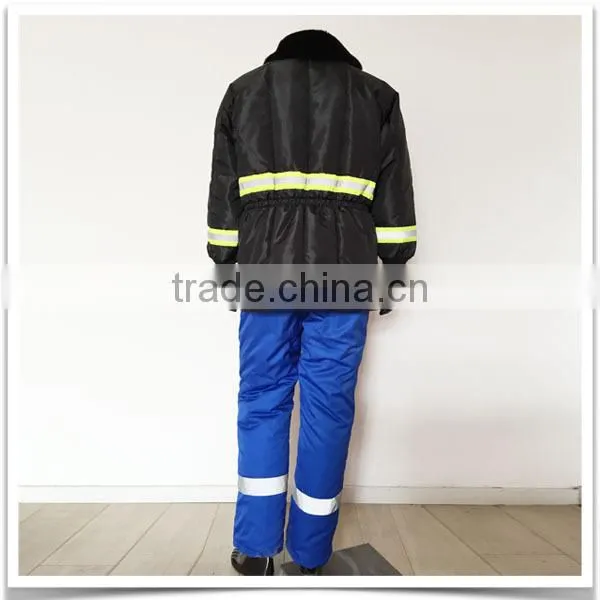 Freezer and coldstore clothing certified for temperatures down to -40 centigrade