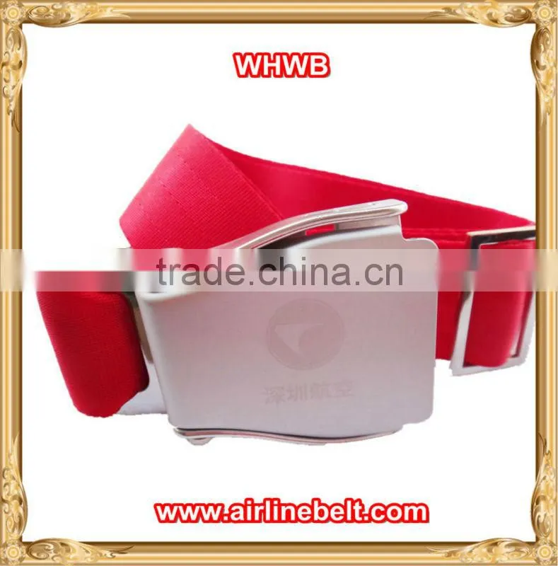 Airline airplane aircraft blue waist belt