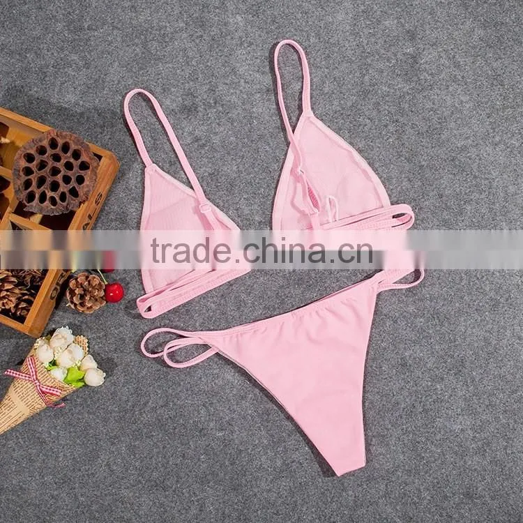 wholesale 2017 new design sexy swimwear bathing suits xxx hot sex bikini women beachwear OEM bralettes
