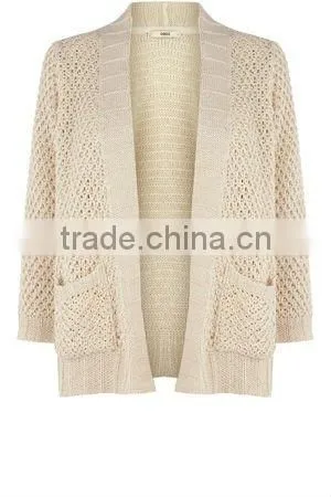 12SW005 Hot Selling New Design Fashion Lady Cardigan