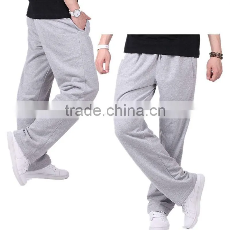 2016 Classic Solid Colour Mens Cotton Sports Track Pants