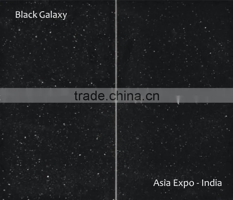 Indian Black Galaxy Granite Tilex 300 x 600 mm