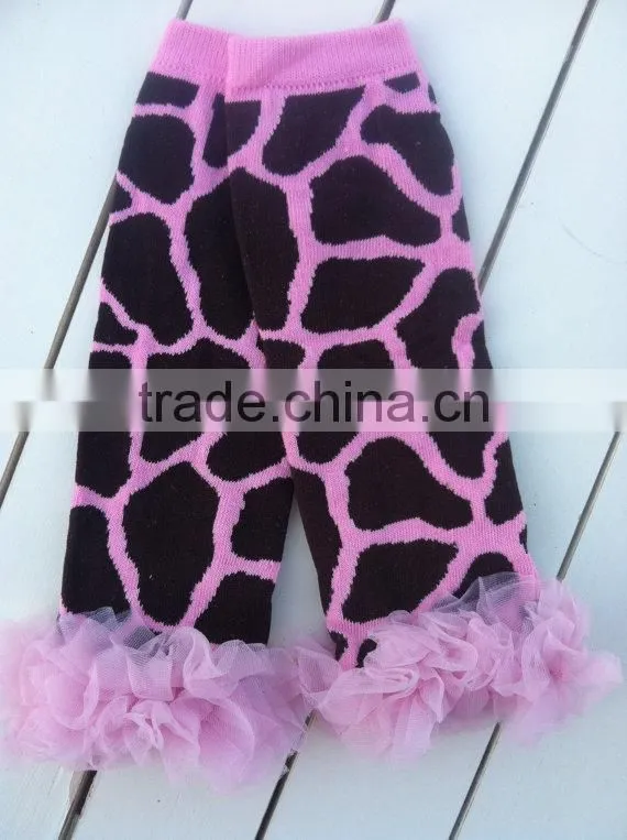 100% cotton leg warmers knitted wool leggings black ruffle leggings