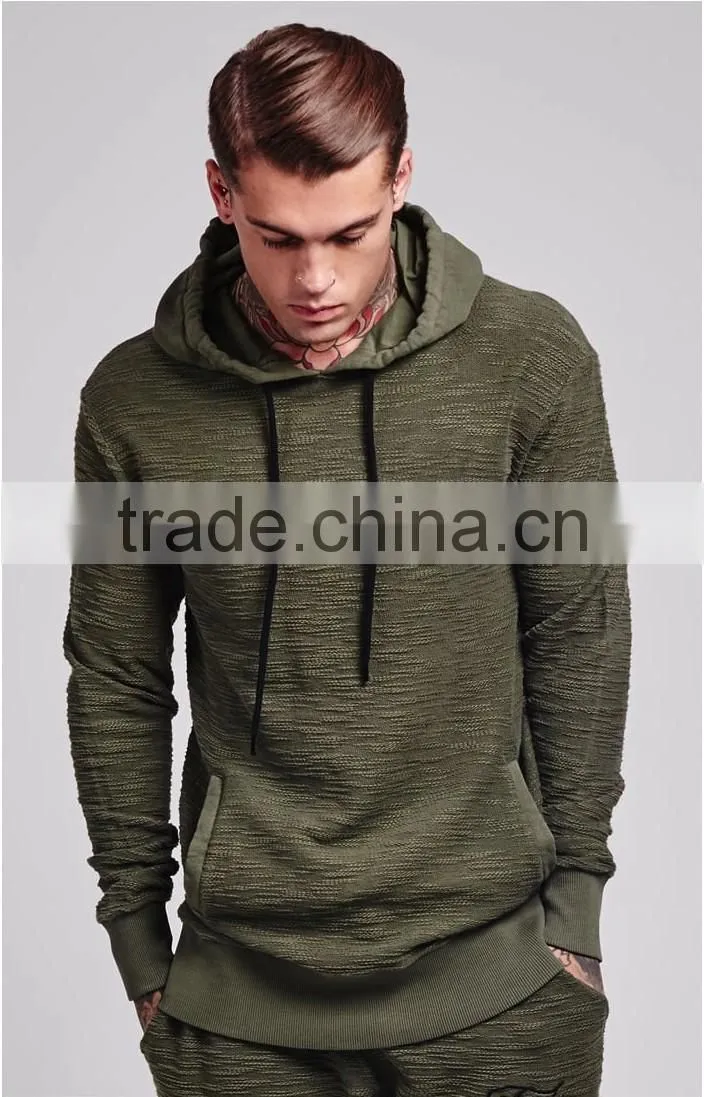 Hot sale khaki tracksuit popular flannel tracksuit pullover sweatsuit