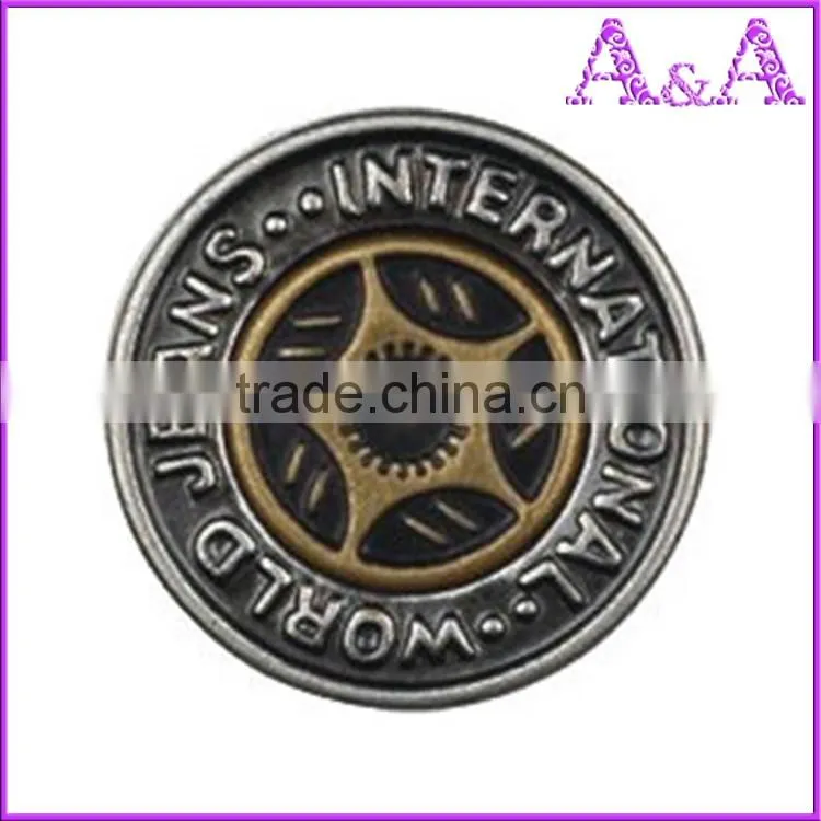 Customized Iron denim jeans button,jeans rivet button