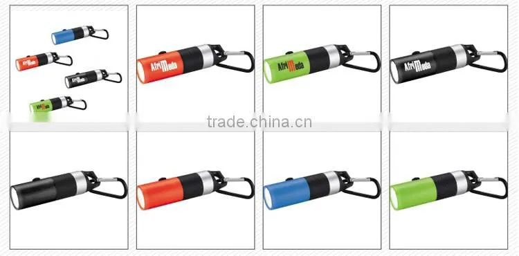Silicone grip led waterproof flashlight