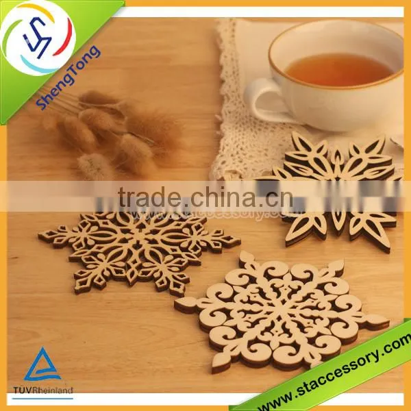 high quality cartoon wood drink coasters