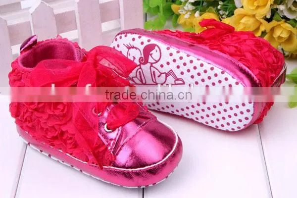Fashion New Baby Girls First Walkers Flowers Shoes