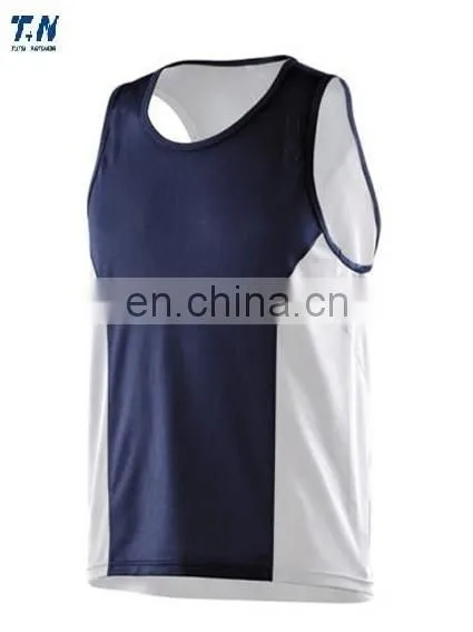 Custom sleeveless gym singlet running vest/sports vest