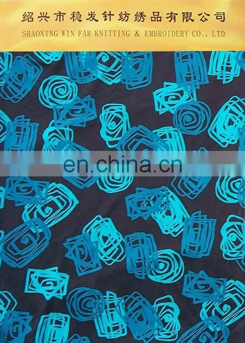 SPANDEX PRINTING KNITTED FABRIC DTY FOR GARMENT