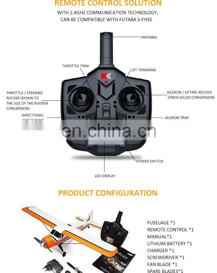 2.4G Kids High Quality RC Plane