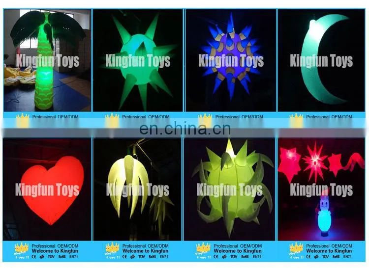 Led infatable deractive star for stage/pub/bar/event/festival