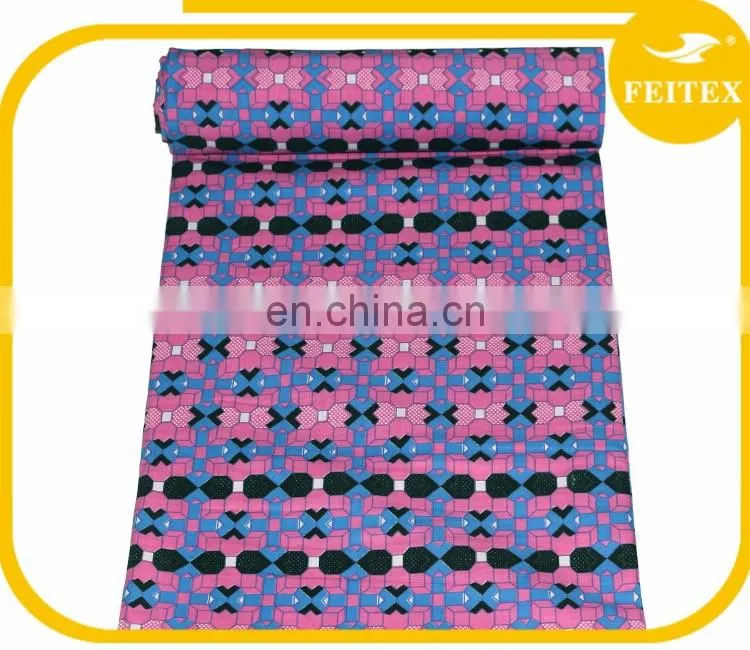 African Super Wax Hollandais Fabric Cotton Holland Wax Knit Fabric Paraffin Wax Wholesale Made In China