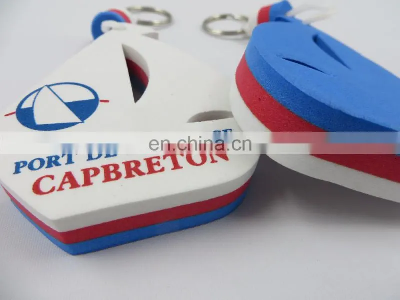 New popular design eva key rings key fob wholesales