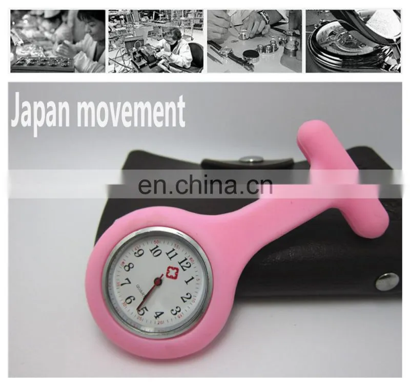 Promotional Merchandise Silicone Rubber Brooch Nurse Watch