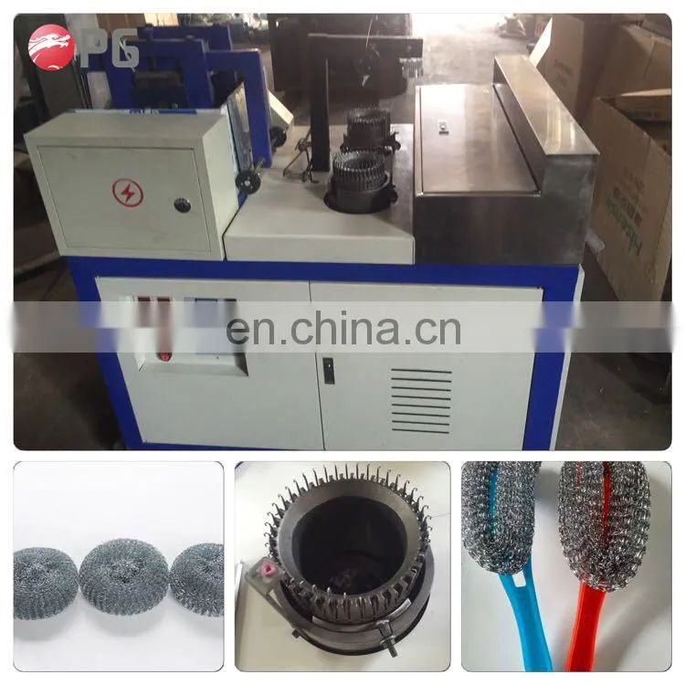 kitchen cleaning ball wire mesh scourer making machine