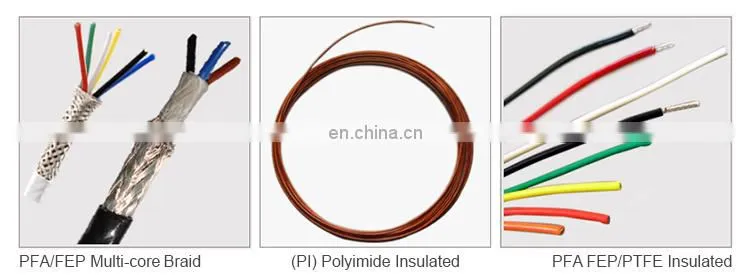 MICC High temperature wire FEP J type thermocouple cable wire