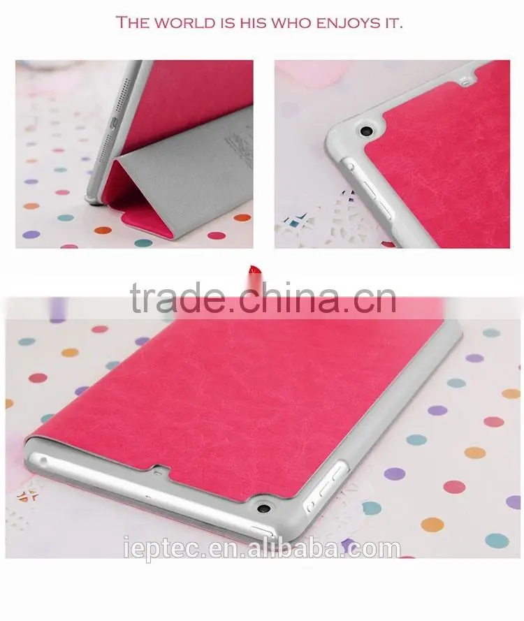 MOFi Waterproof PU Leather Tablet PC Case Cover for Apple iPad mini 2, TPU Back cover for iPad mini 2 pc