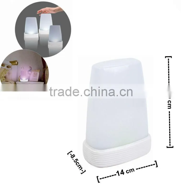 JAK HF5019 patent design CE RoHS certificated rechargeable touch LED table lamp