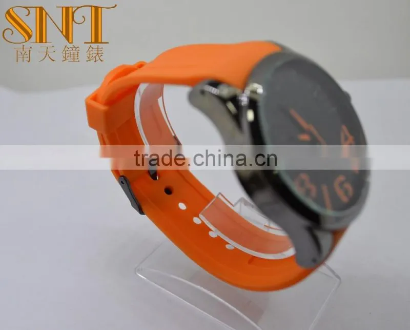 Promotion quartz watch with plastic strap