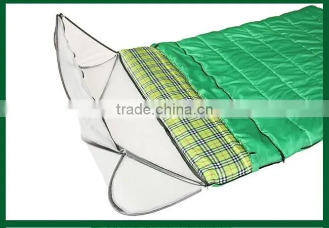 King Size Family Sleeping Bag with Head Mosquito Net