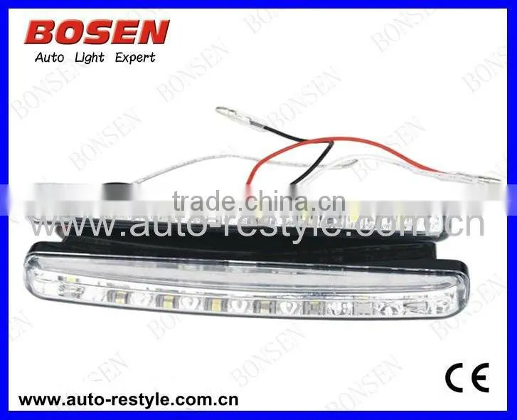 E-mark Super Bright 8 LED DRL, LED Daytime Running Light BOS-008C1