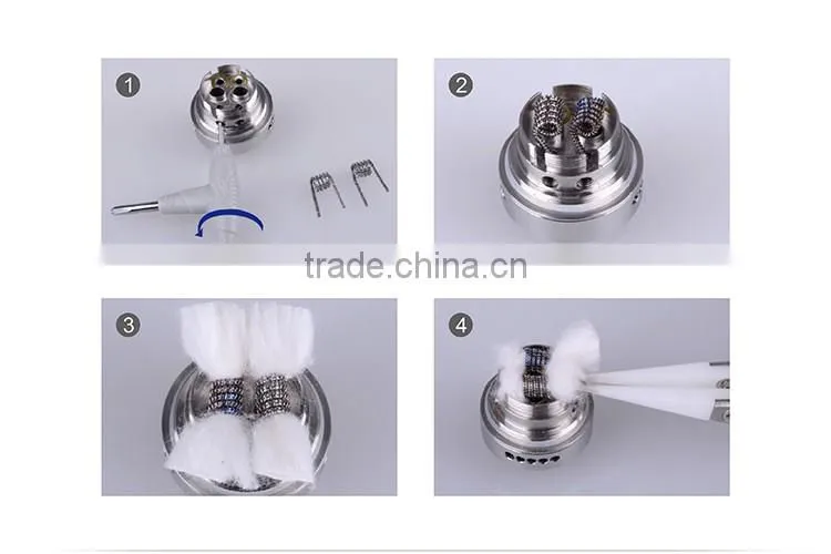 Stock Available Wotofo Conqueror RTA/Conqueror RTA ,Wotofo RTA Dual Postless Build Deck