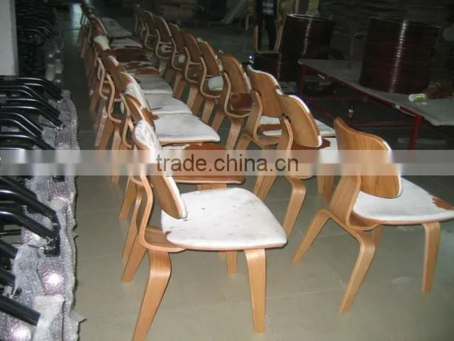 modern walnut DCW dining chair