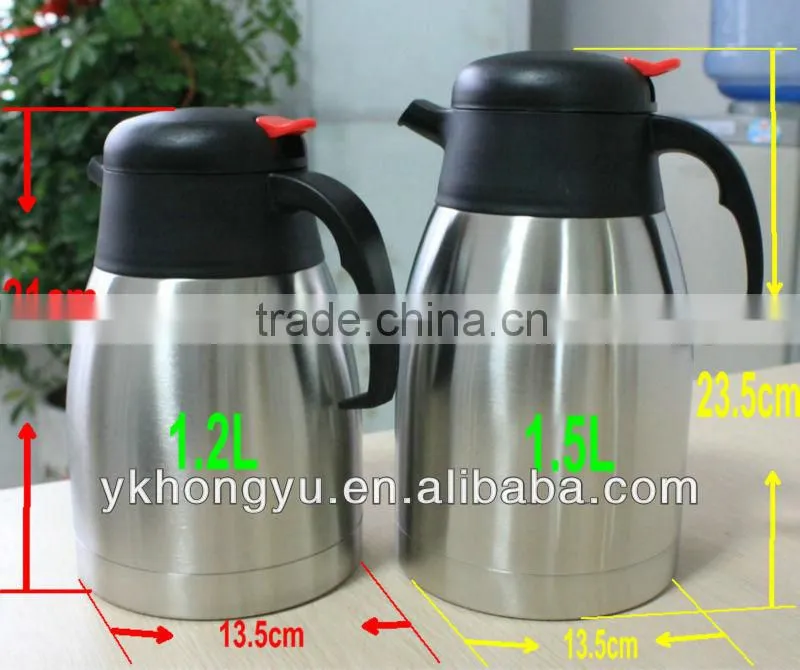 BPA free hot sale stainless steel vacuum coffee pot