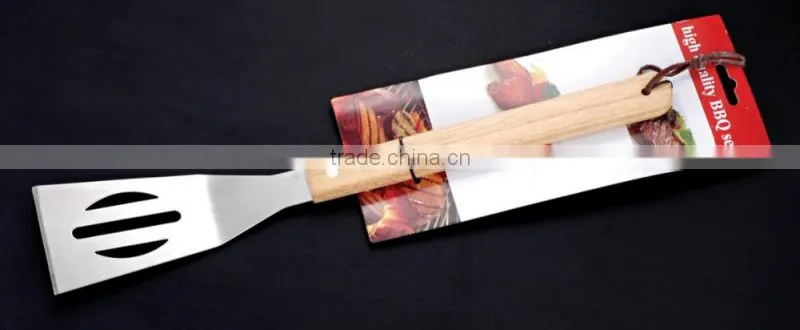 bbq fork tong spatula/stainless steel bbq spatula/metal spatula
