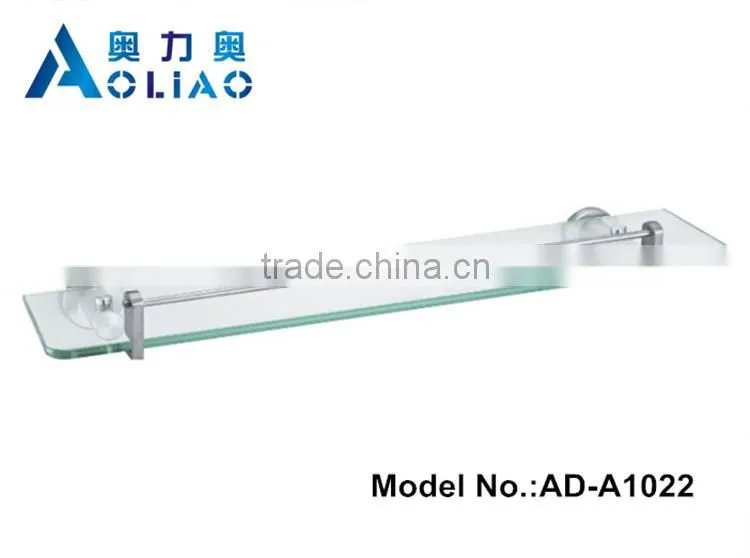 High quality Bathroom accessory stainless steel single glass platproms