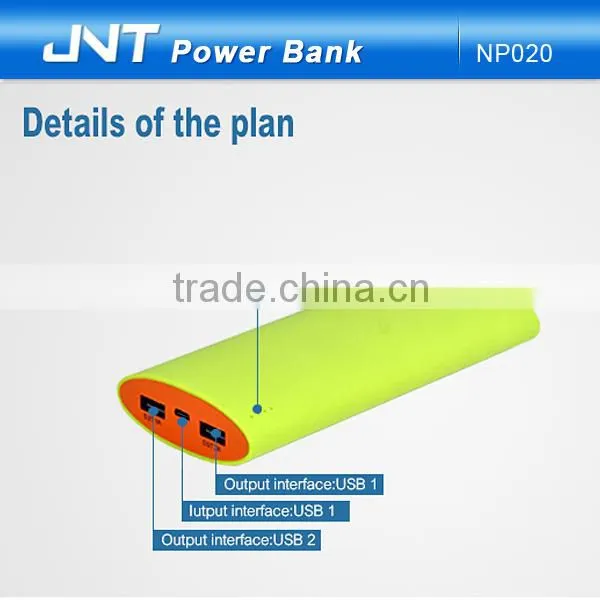 factory supply portable power bank li ion cell portable power bank with 10000mah