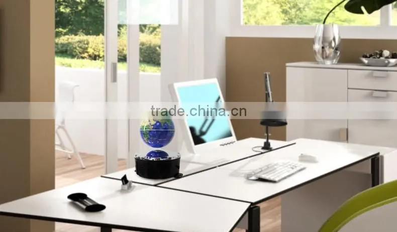 Professional Audio Speakers With Levitating Floating globe