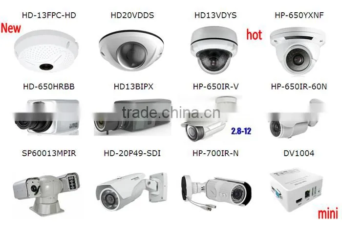 1/3" HDIS CMOS (DH9801+ PO3100K) IR Cut Mini Metal Dome 720P HDCVI Camera