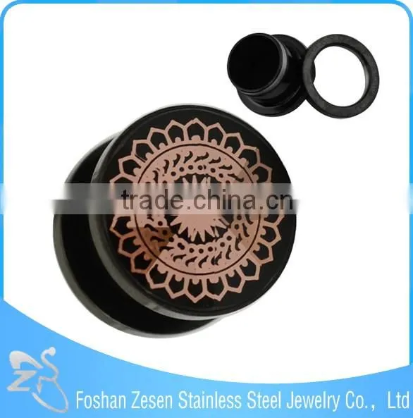 Brand Name Wholesale Fashion Jewelry Stainless Steel Earrings Tunnels