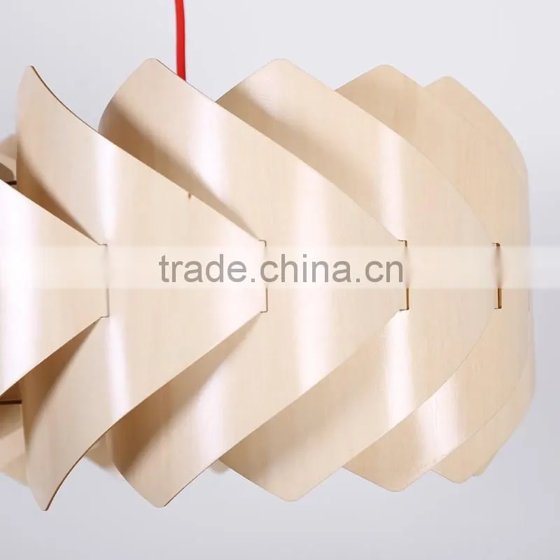 LED pendant Light JK-8005B-27 Decor European Modern Wooden Hive LED Indoor pendant lamp