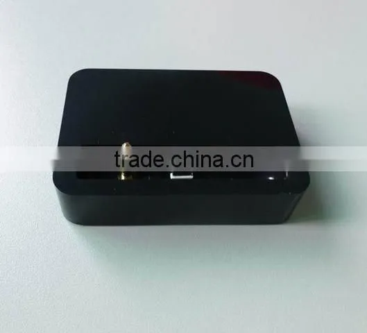 Potable stylish Docking Station, base charger, for iPhone 5/5S with 3.5mm audio output
