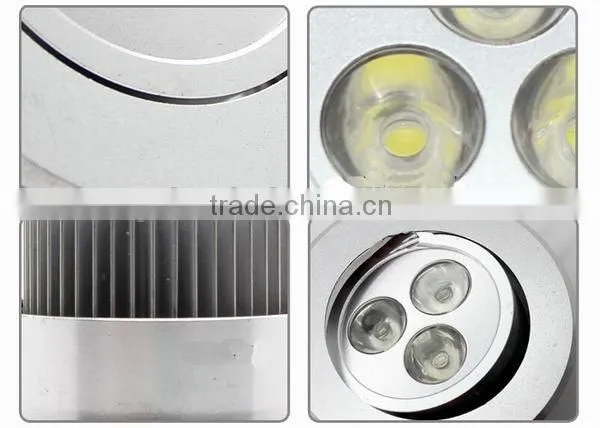 Dimable 110 volt led ceiling lights 9w aluminum epistar chip