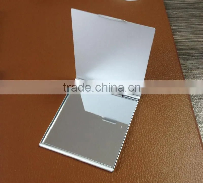 square aluminum makeup mirror professional